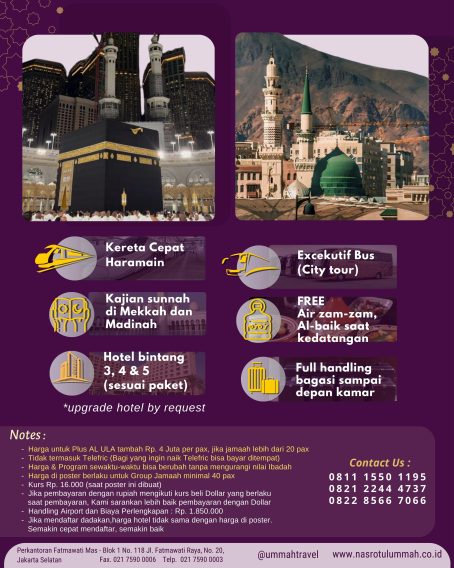 SPECIAL OFFER - UMRAH FREE THAIF 1447 H - 9 HARI PP - Image 2